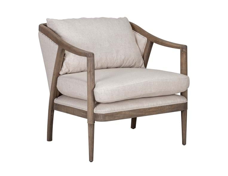 Scarlett Accent Chair Natural - Rug & Home