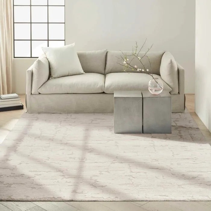 Sculptural SCL01 Ivory Rug - Rug & Home