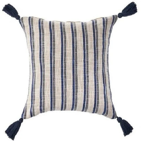 Seashore 07378NAV Navy Pillow - Rug & Home