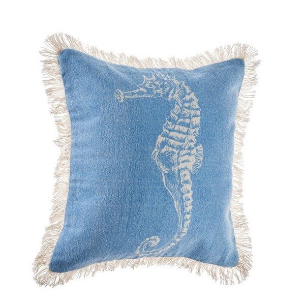 Seashore 07481BGW Blue Glow Pillow - Rug & Home