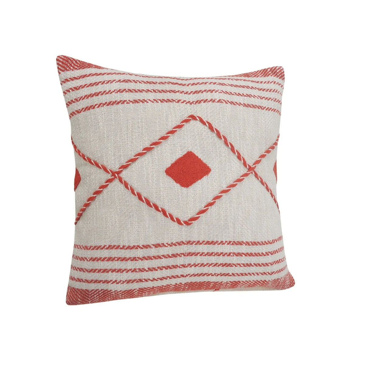 Seashore Lr07583 Red/White Pillow