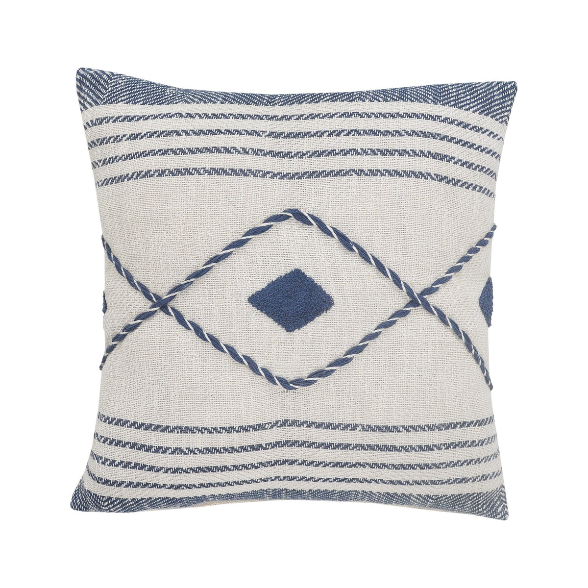 Seashore Lr07584 Blue/White Pillow - Rug & Home