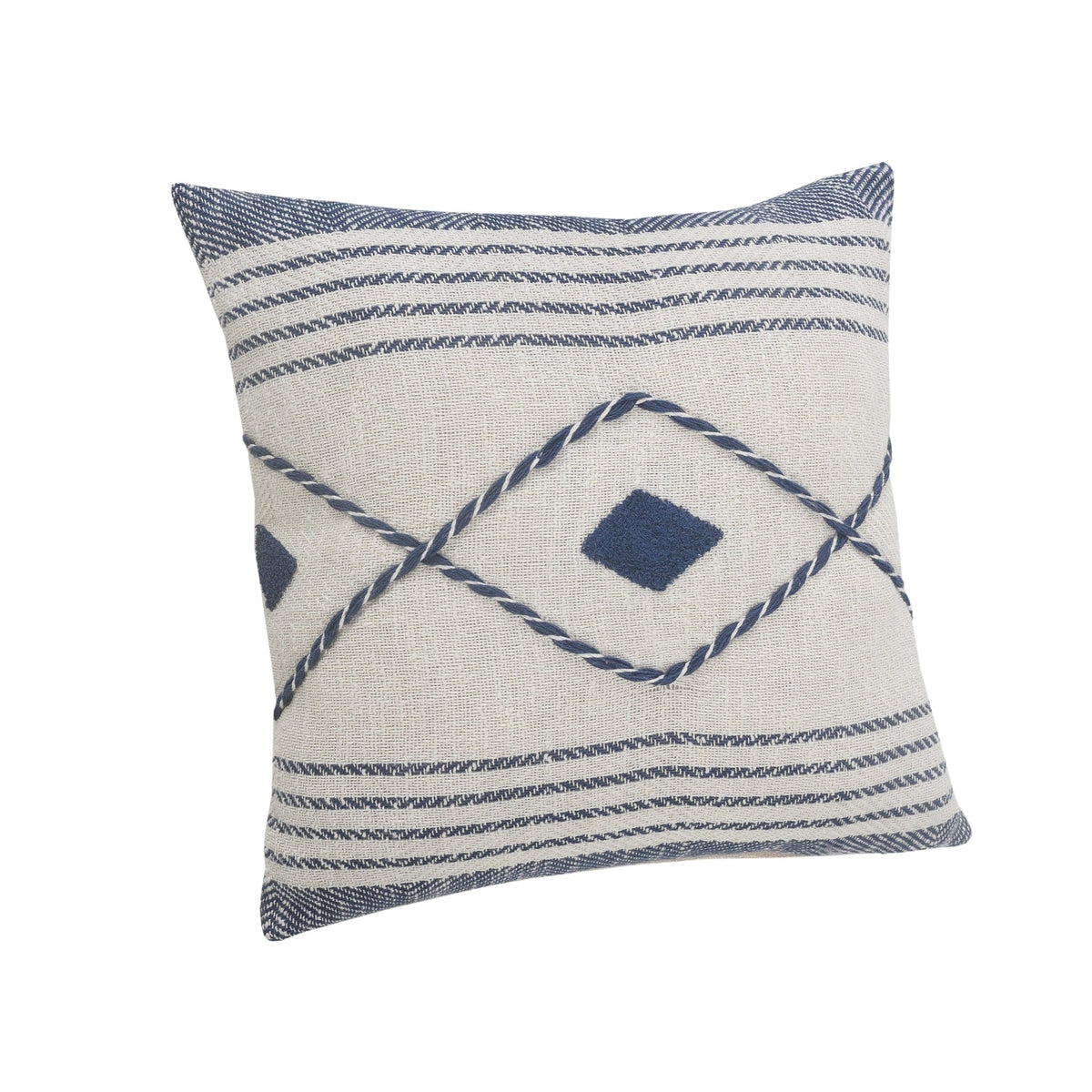 Seashore Lr07584 Blue/White Pillow - Rug & Home