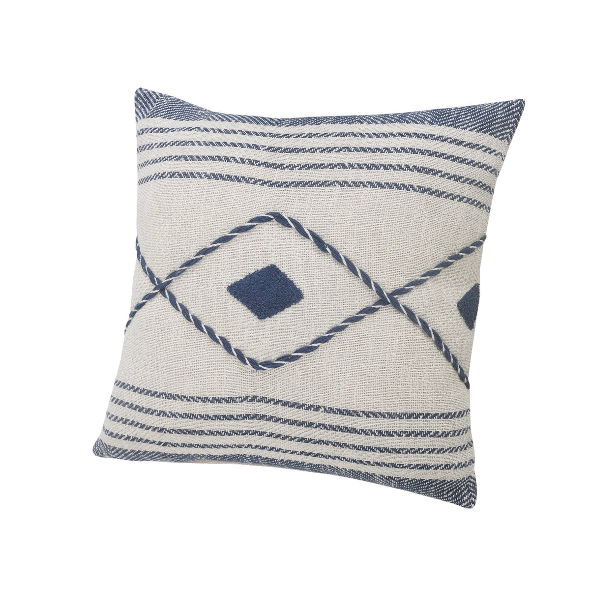 Seashore Lr07584 Blue/White Pillow - Rug & Home