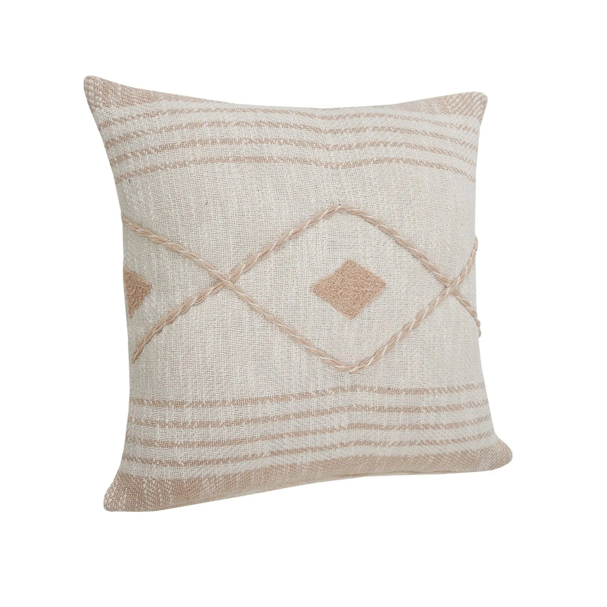 Seashore Lr07585 Peach/White Pillow