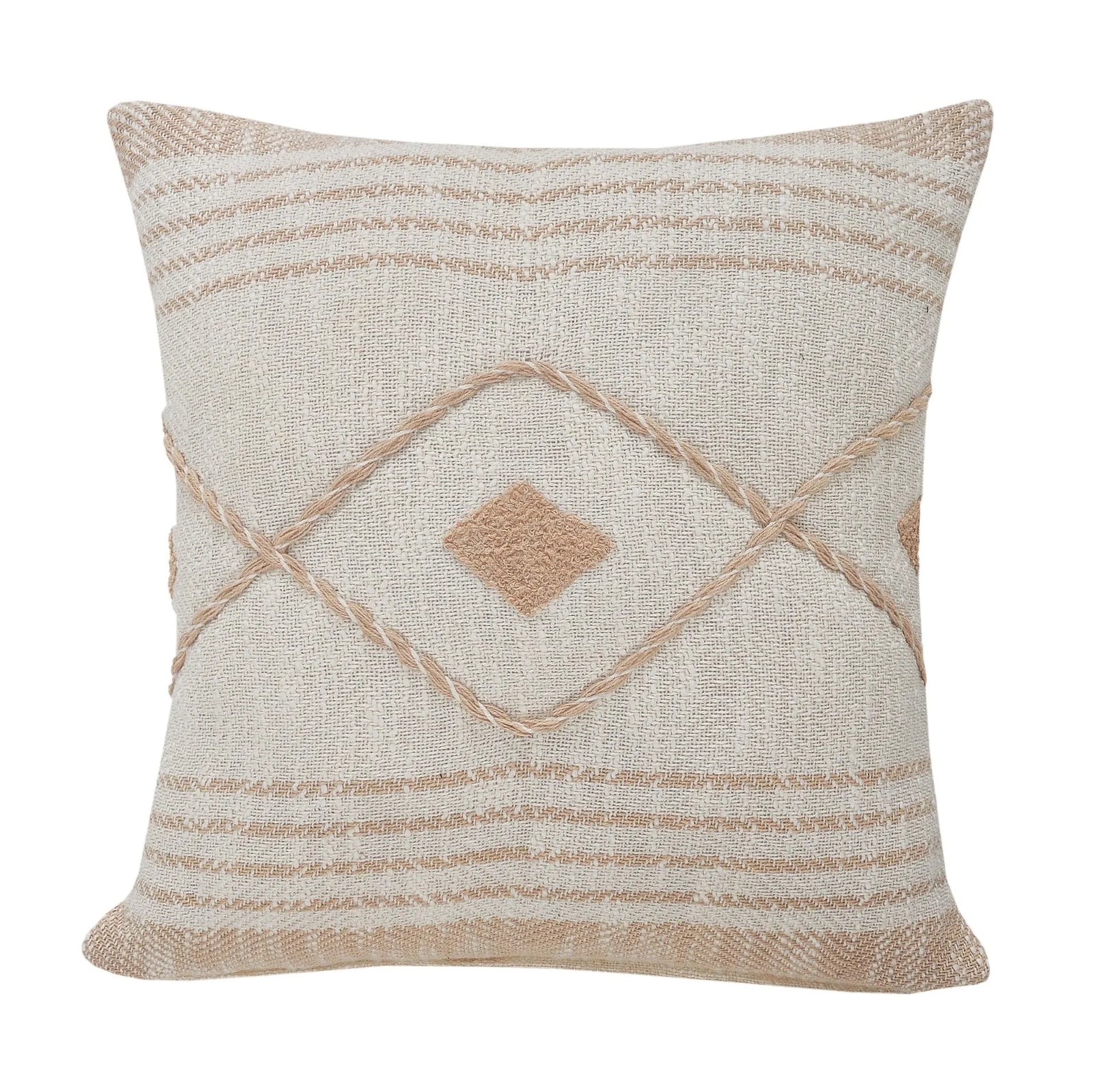 Seashore Lr07585 Peach/White Pillow - Rug & Home