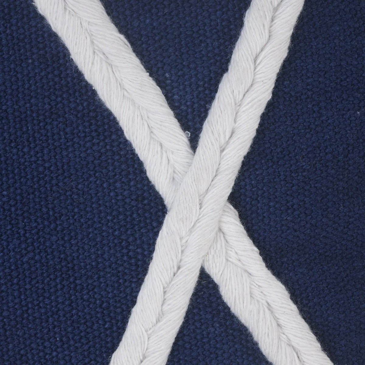 Seashore Lr07631 Navy/White Pillow