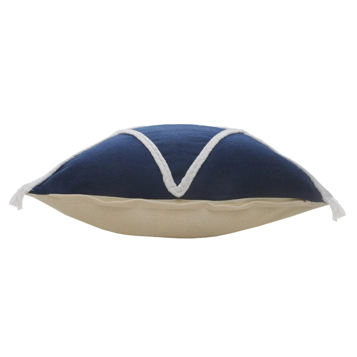 Seashore Lr07631 Navy/White Pillow