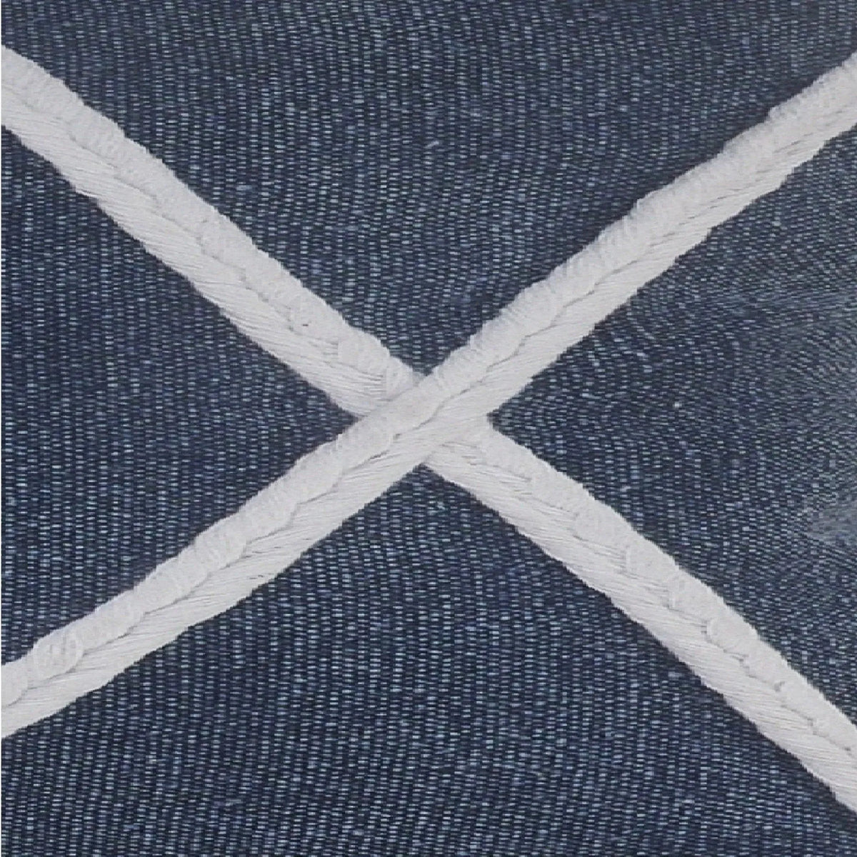 Seashore Lr07634 Denim Blue/White Pillow