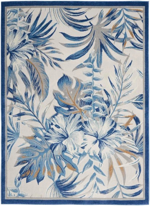 Seaside SDS02 Ivory/Blue Rug - Rug & Home