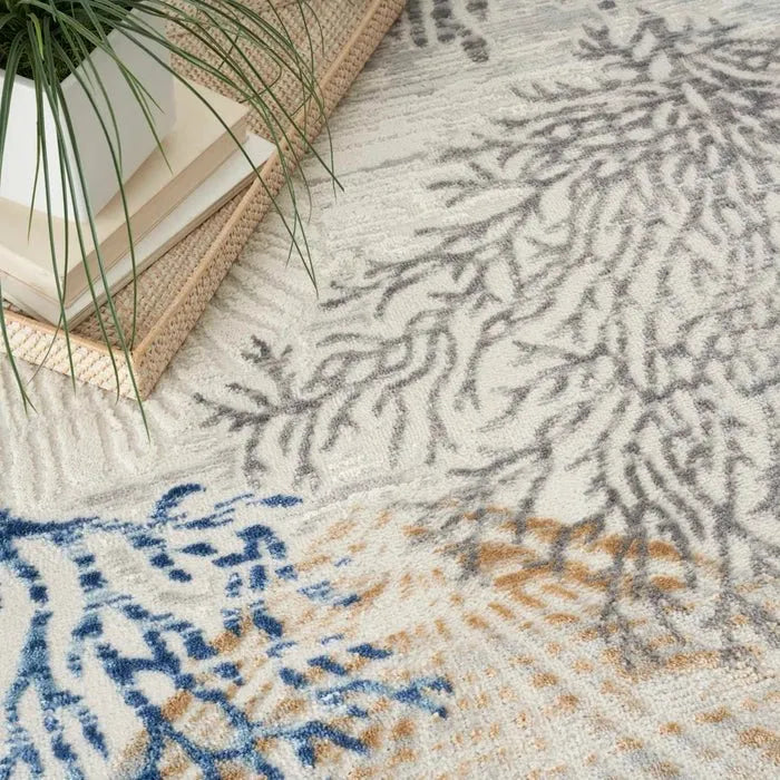 Seaside SDS04 Ivory/Grey Rug - Rug & Home