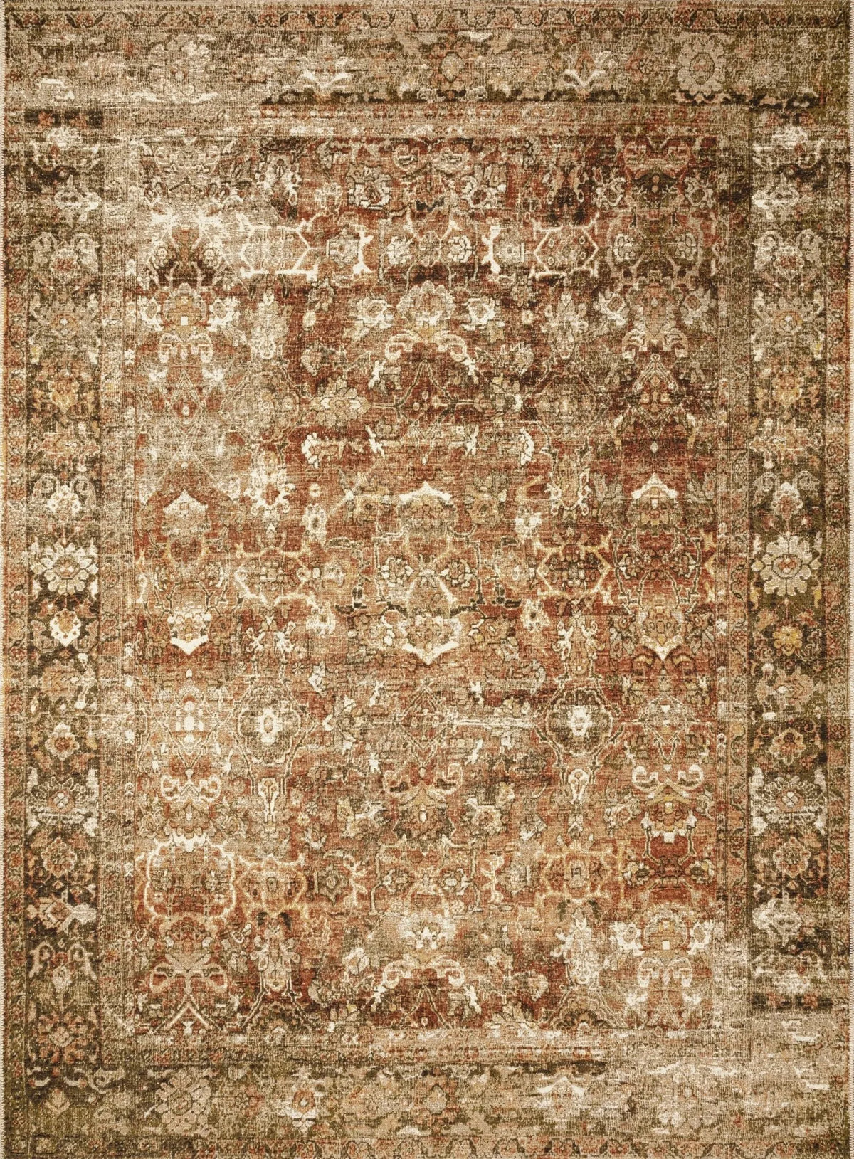 Sebastian SEB-01 Rust / Tobacco Rug - Rug & Home