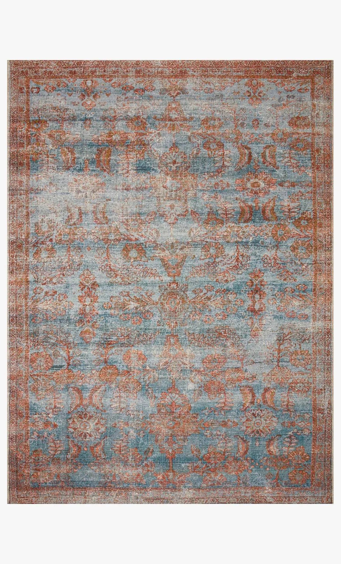 Sebastian Seb-07 Ocean/Spice Rug - Rug & Home