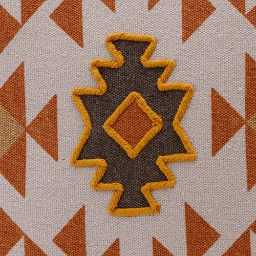 Sedona 07952ORW Orange/Brown Pillow - Rug & Home