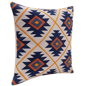 Sedona 07953BOE Blue/Orange Pillow - Rug & Home