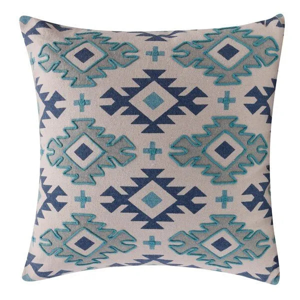 Sedona 07957LDB Light Blue/Dark Blue Pillow - Rug & Home