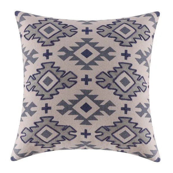 Sedona 07959BGR Blue/Grey Pillow - Rug & Home