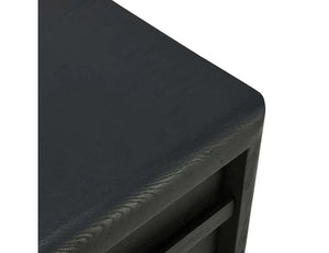 Sedona 2Dwr Nightstand Black - Rug & Home