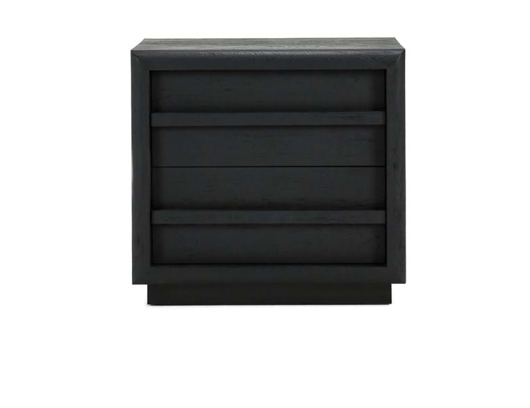 Sedona 2Dwr Nightstand Black - Rug & Home