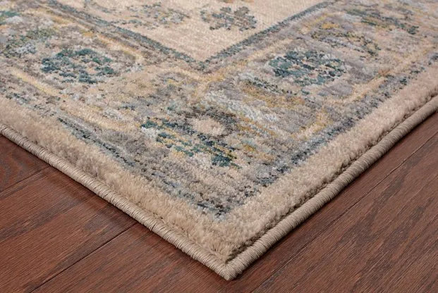 Sedona 5171C Ivory / Blue Rug - Rug & Home