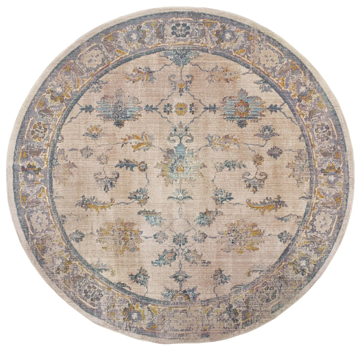 Sedona 5171C Ivory / Blue Rug - Rug & Home