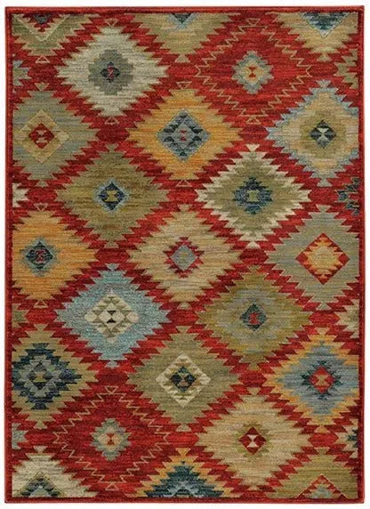 Sedona 5936D Red / Multi Rug