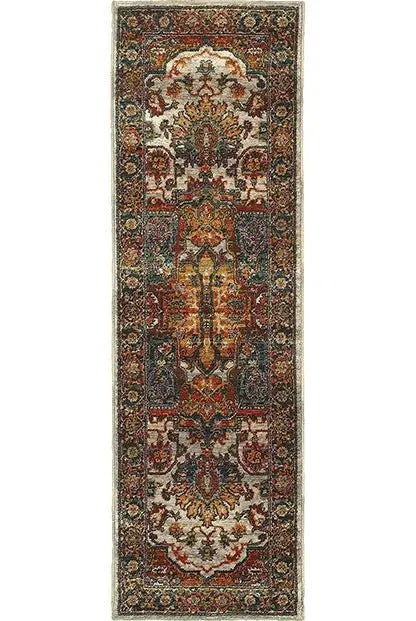 Sedona 6382B Red / Multi Rug - Rug & Home- Red / Multi / Rectangle 3'10 ...