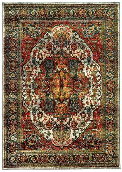 Sedona 6382B Red / Multi Rug - Rug & Home