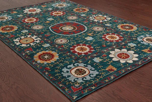 Sedona 6408B Blue / Multi Rug - Rug & Home