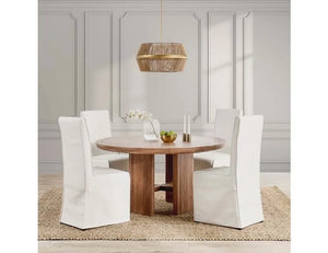 Selena 60" Round Dining Table Umber - Rug & Home