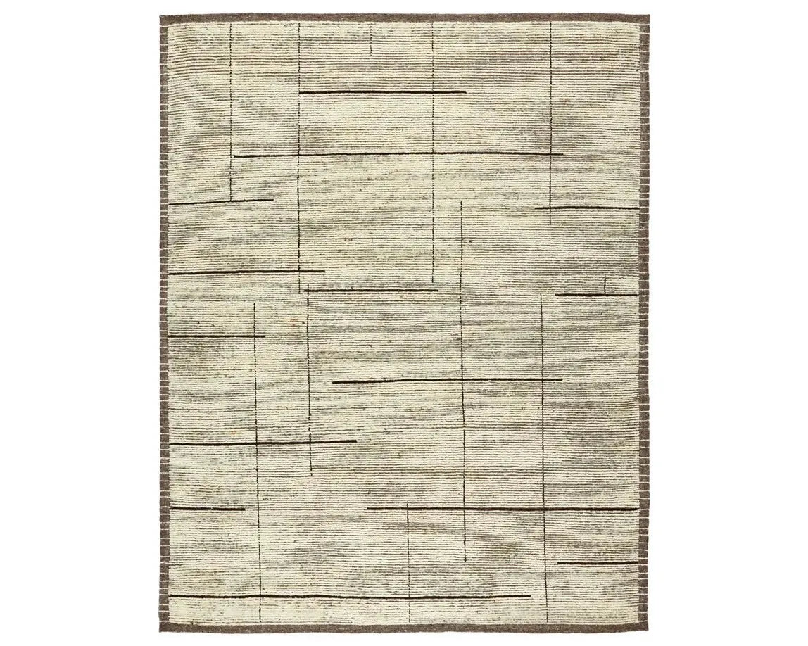 Seora SEO01 Brown/Grey Rug - Rug & Home