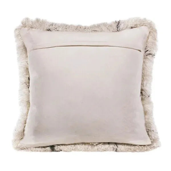 Shag 07753WLT White/Black Lattice Pillow