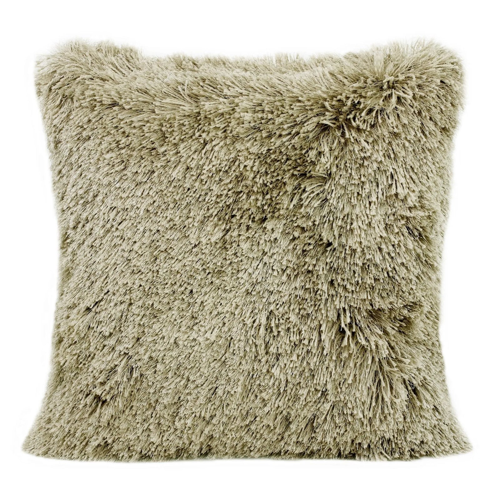 Shag Lr07525 Taupe Pillow - Rug & Home