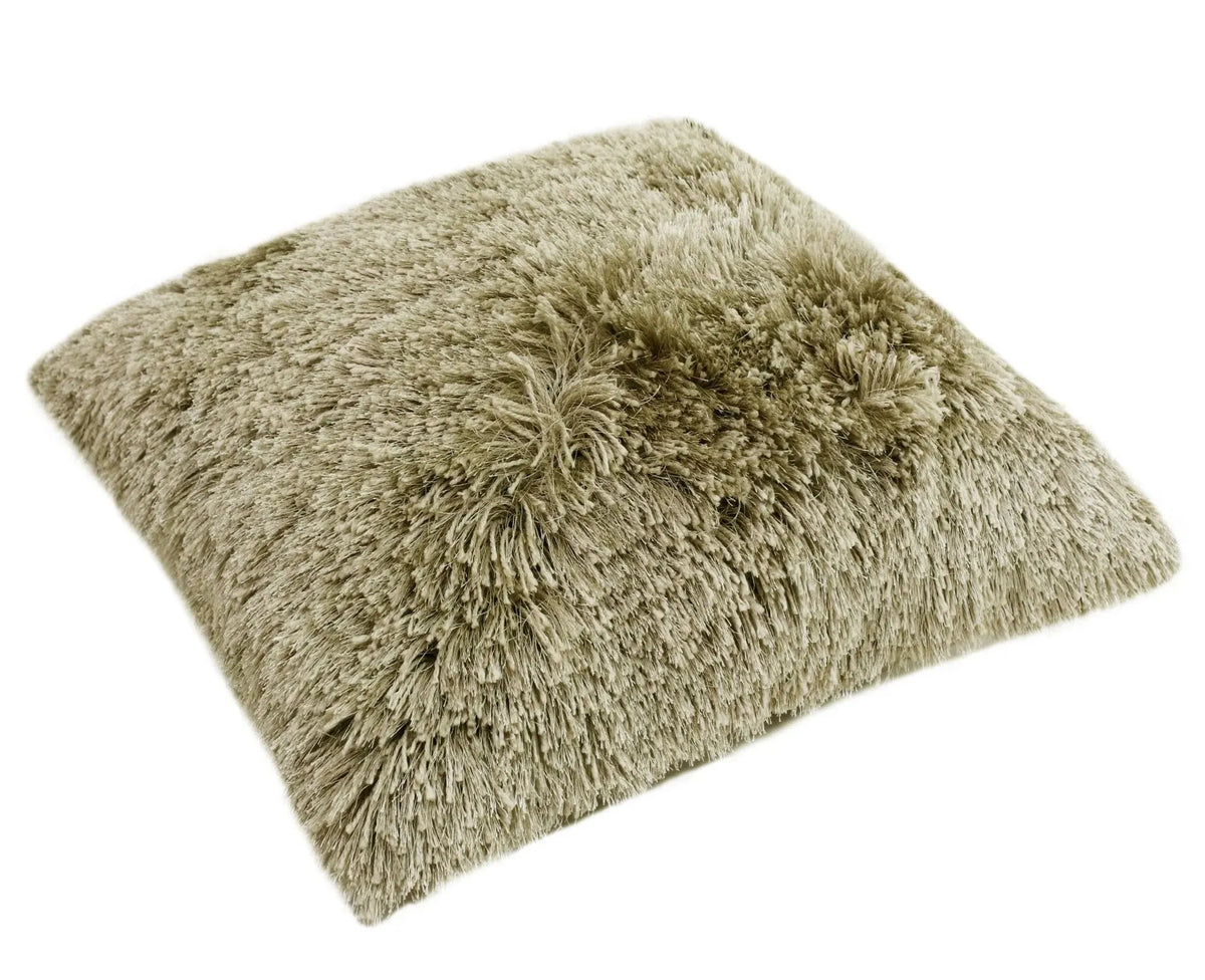 Shag Lr07525 Taupe Pillow