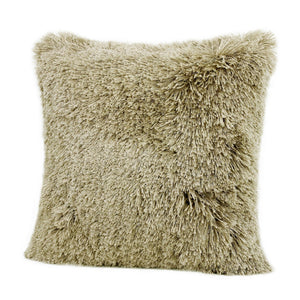 Shag Lr07525 Taupe Pillow - Rug & Home