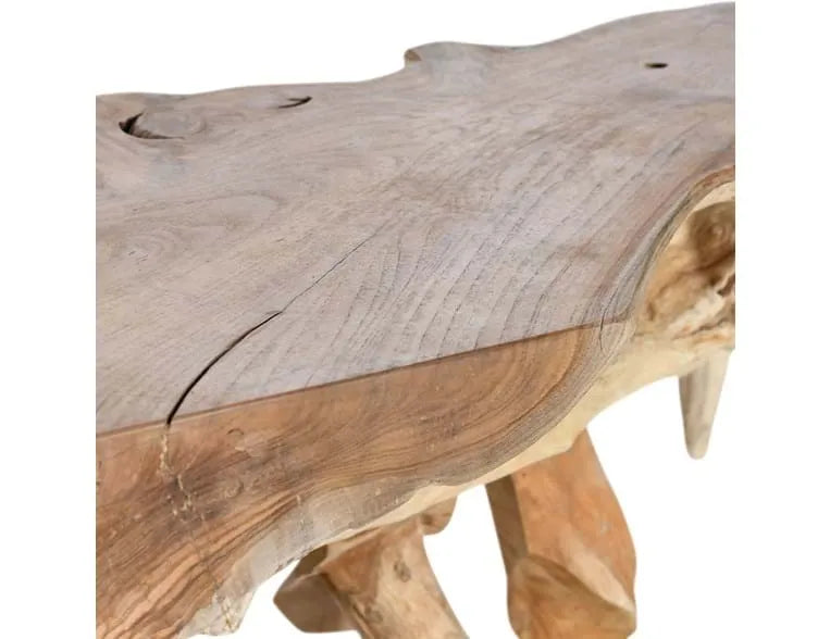 Shia Root 98" Console Table Natural