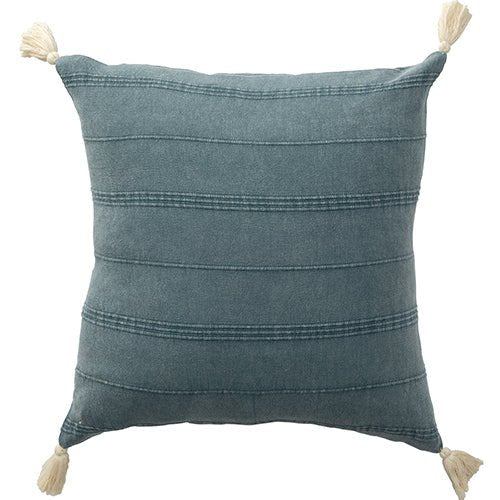 Silas 07995BIG Bluish Grey Pillow - Rug & Home