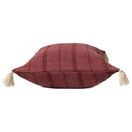 Silas 07997BUR Burgundy Pillow