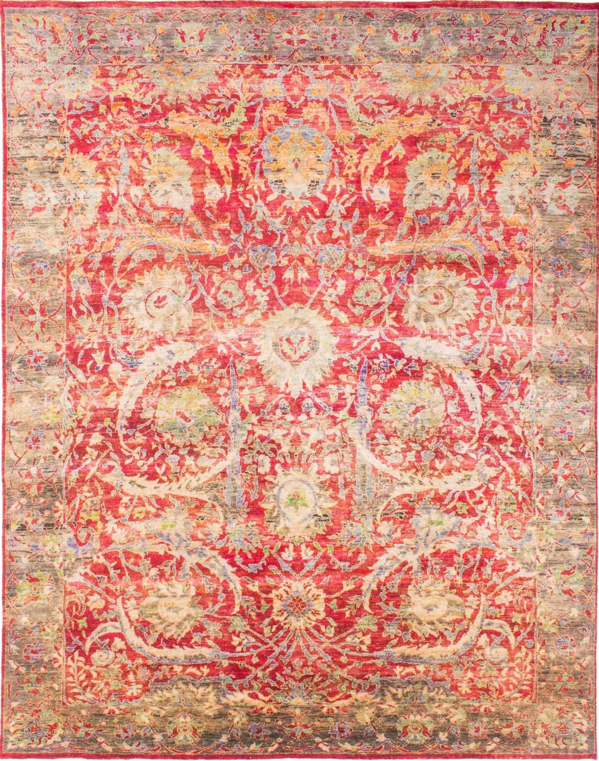 Silk HD-1 Red Rug - Rug & Home