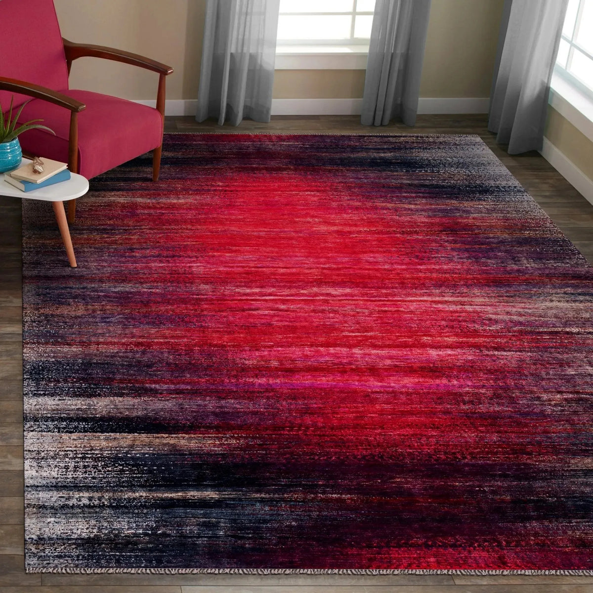 Silk HD-35 Red Rug