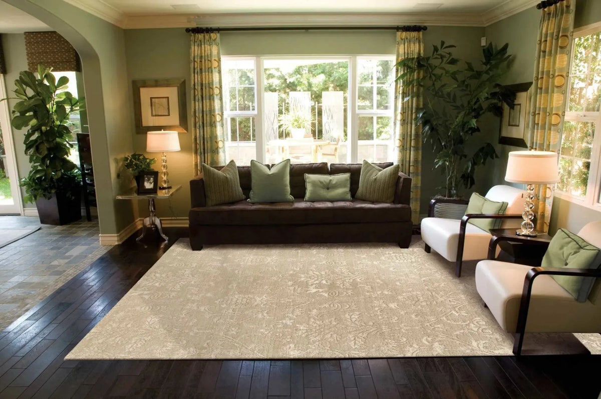 Silk Shadows Sha03 Light Gold Rug