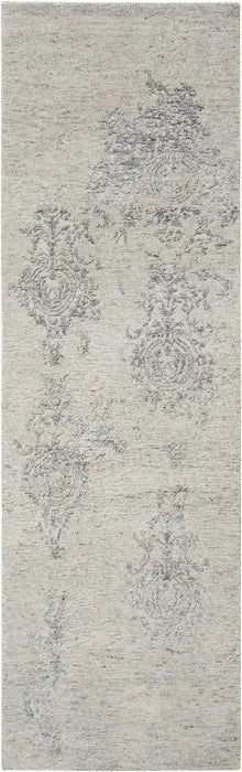 Silk Shadows SHA14 Ivory/Silver Rug