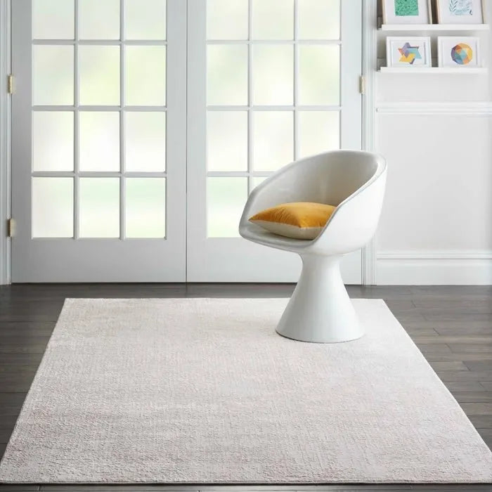 Silky Textures SLY01 Ivory/Grey Rug - Rug & Home