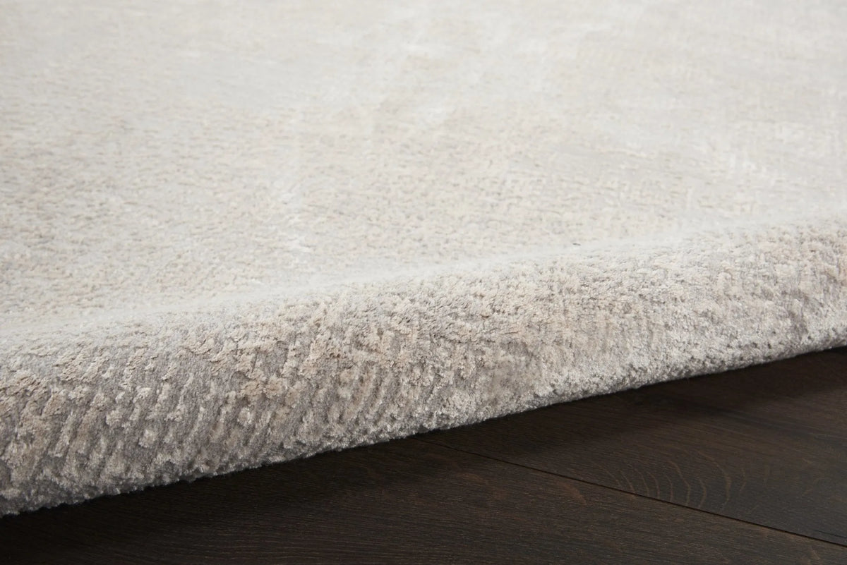 Silky Textures SLY01 Ivory/Grey Rug - Rug & Home