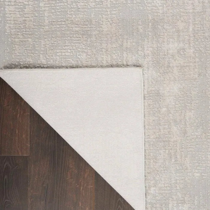 Silky Textures SLY01 Ivory/Grey Rug - Rug & Home