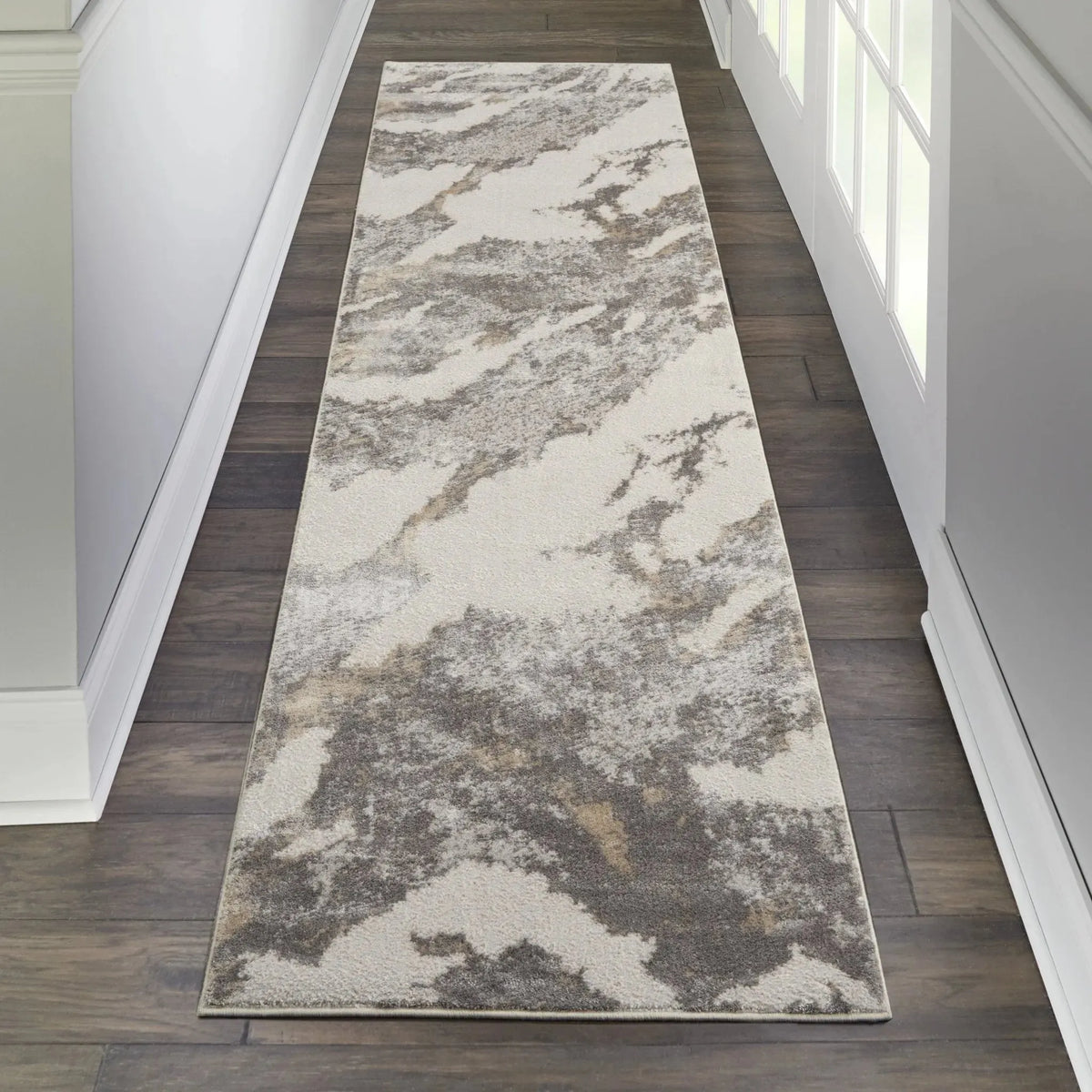 Silky Textures SLY03 Brown/Ivory Rug