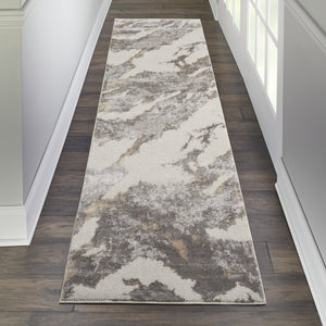 Silky Textures SLY03 Brown/Ivory Rug - Rug & Home