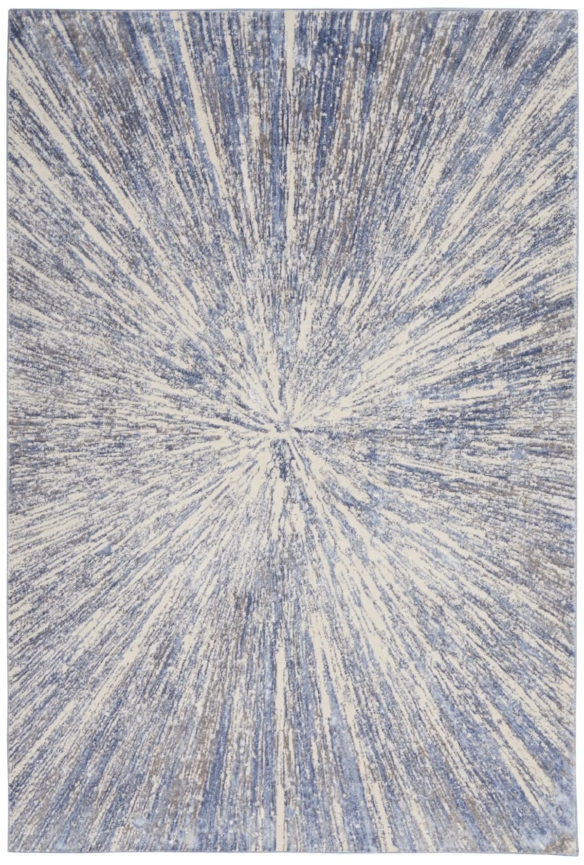 Silky Textures SLY05 Blue/Grey Rug - Rug & Home