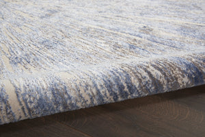 Silky Textures SLY05 Blue/Grey Rug - Rug & Home