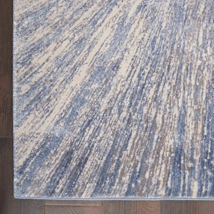 Silky Textures SLY05 Blue/Grey Rug - Rug & Home